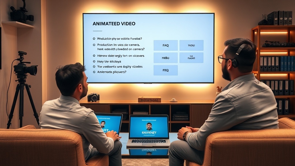 שאלות נפוצות שאני מקבל על סרטוני אנימציה לעסקים